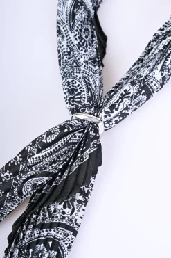 Foulard plissé a stampa bandana