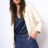 Giacca in similpelle con gancetti