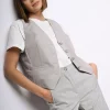 Gilet con retro in raso
