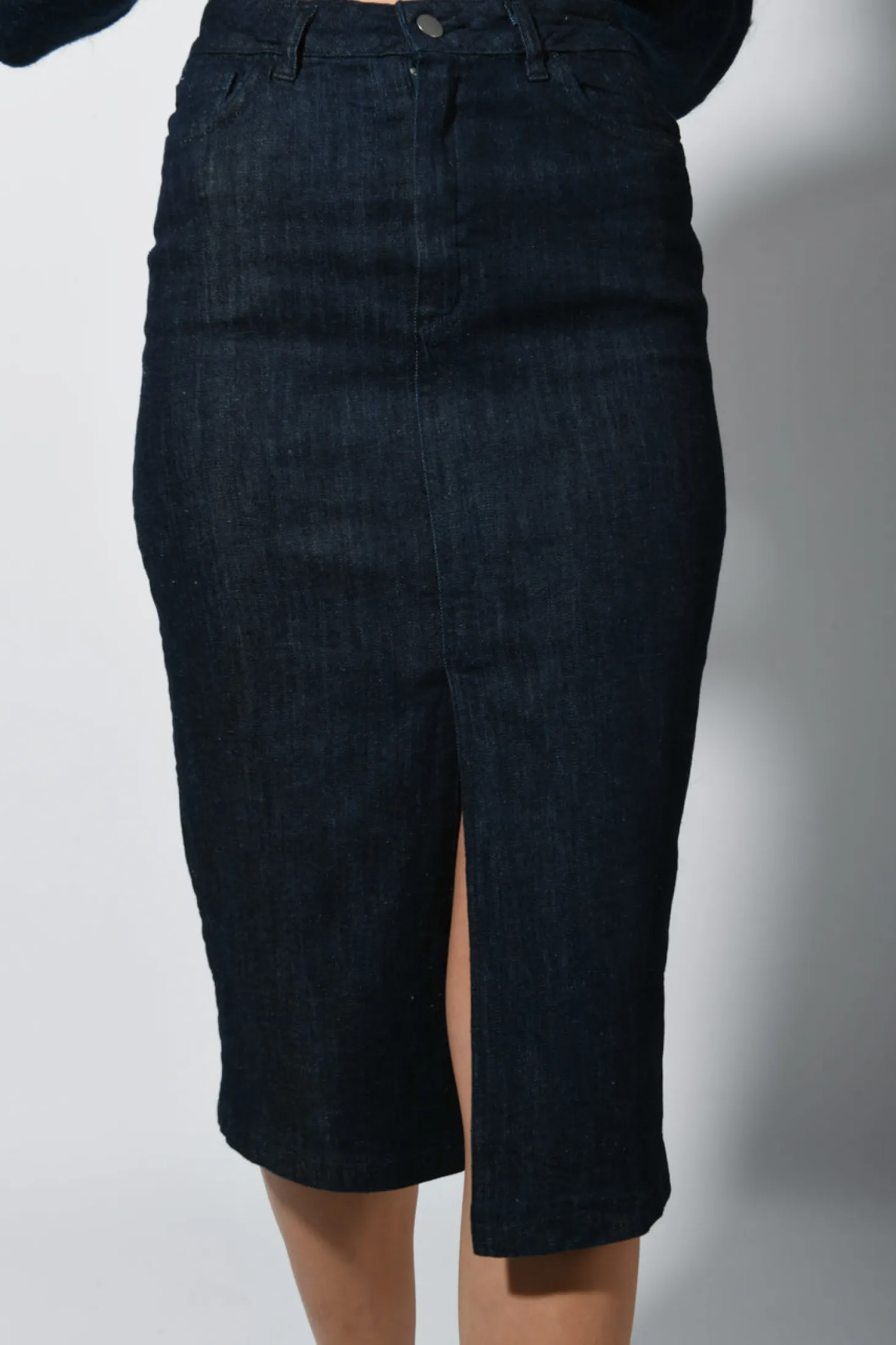 Gonna a tubino in denim