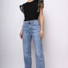 Jeans a gamba dritta