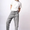 Jeans baggy con strass