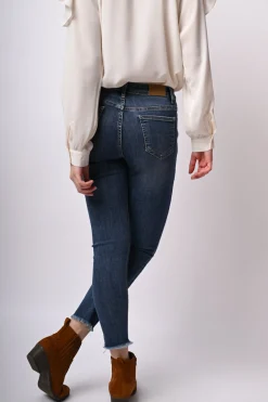 Jeans skinny con bottoni
