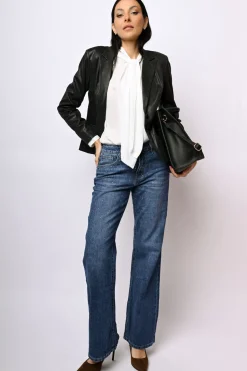 Jeans svasati con strass