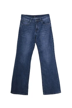 Jeans svasati con strass