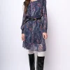 Mini abito a stampa paisley