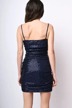 Mini abito in paillettes