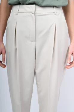 Pantaloni a carota con pinces