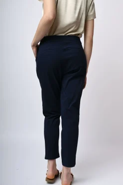 Pantaloni a gamba dritta misto viscosa