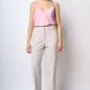 Pantaloni a sigaretta con piega stirata
