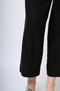 Pantaloni baggy in lino e viscosa