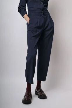 Pantaloni baggy misto viscosa