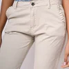 Pantaloni chino con rouches