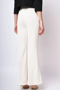 Pantaloni in cady a zampa