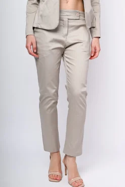 Pantaloni in cotone stretch