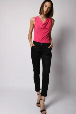 Pantaloni in cotone stretch