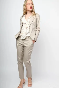 Pantaloni in cotone stretch