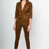 Pantaloni in raso di cotone