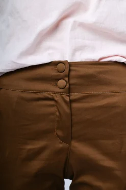 Pantaloni in raso di cotone