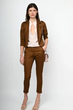 Pantaloni in raso di cotone