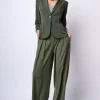 Pantaloni palazzo con pieghe