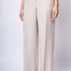 Pantaloni palazzo con piega stirata