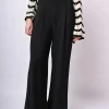 Pantaloni palazzo con pieghe