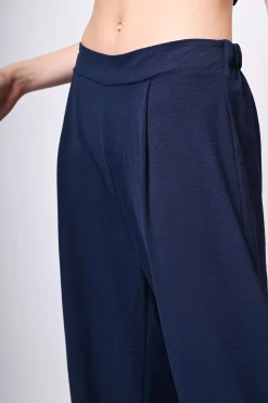 Pantaloni palazzo con pieghe