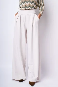 Pantaloni palazzo con pieghe