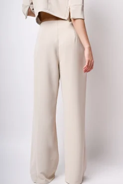 Pantaloni palazzo con pieghe