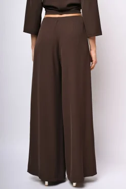 Pantaloni palazzo con pieghe