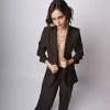 Pantaloni palazzo con tasche sul retro