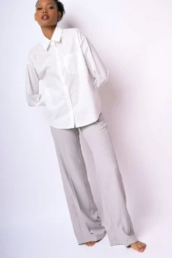 Pantaloni palazzo con tasche laterali