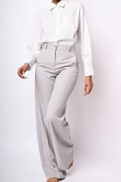 Pantaloni palazzo con tasche laterali
