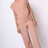 Pantaloni palazzo con vita elasticizzata
