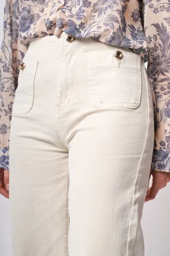Pantaloni palazzo in cotone