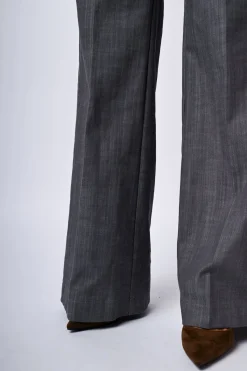 Pantaloni palazzo misto cotone