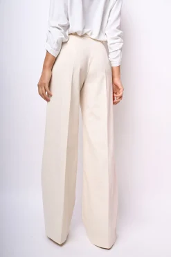 Pantaloni palazzo misto cotone