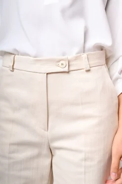 Pantaloni palazzo misto cotone