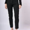 Pantaloni skinny misto viscosa