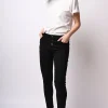 Pantaloni slim-fit con bottoni