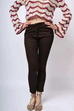 Pantaloni slim-fit in cotone stretch