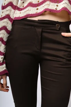 Pantaloni slim-fit in cotone stretch