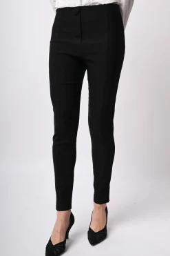 Pantaloni slim-fit misto viscosa