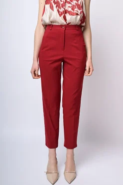 Pantaloni slim-fit misto viscosa