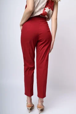 Pantaloni slim-fit misto viscosa