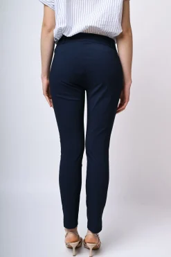 Pantaloni slim-fit misto viscosa