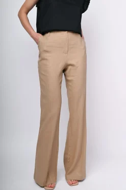 Pantaloni svasati misto lino