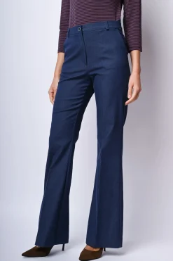Pantaloni svasati misto viscosa