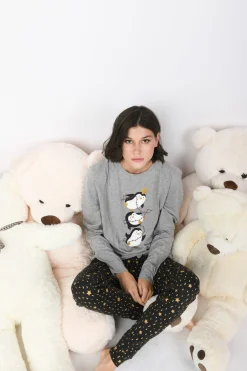 Pigiama Pinguini misto cotone